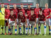 Fotbaloví reprezentanti před duelem proti Islandu v Kataru. Fotbaloví reprezentanti před duelem proti Islandu v Kataru.
