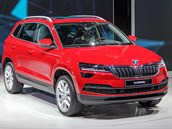 Škoda Karoq červená Škoda Karoq červená