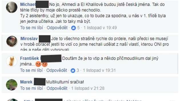 Nenvistn pspvky na Facebooku