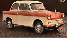 Trabant 500, fotografie z dobového prospektu (1961) Trabant 500, fotografie z dobového prospektu (1961)
