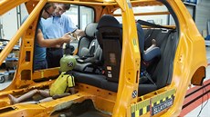 Test dětských sedaček obsahoval také crashtest Test dětských sedaček obsahoval také crashtest