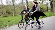 Na e-kole cyklista vydává mnohem mén energie