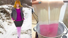 Punčocháče si technikou ombré jednoduše obarvíte sami. Punčocháče si technikou ombré jednoduše obarvíte sami.