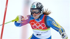 Švédská lyžařka Anja Pärsonová na olympiádě v Turíně Švédská lyžařka Anja Pärsonová na olympiádě v Turíně