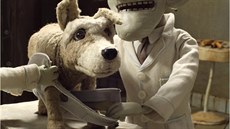 Záběr z animovaného filmu Lajka Záběr z animovaného filmu Lajka