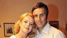 Roman Vojtek a Andrea Keresteová - Natáení seriálu Vyprávj (2009)