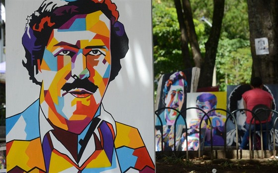 Za cenu kolem 130 dolar si v ulicích Medellínu mohou turisté koupit portrét...