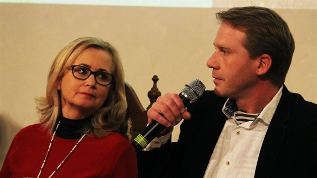 Jana Nagyov a Pavel Batk na dtskm filmovm festivalu Juniorfest 2017.
