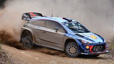 Thierry Neuville během Australské rallye. Thierry Neuville během Australské rallye.