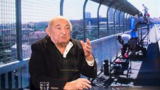 Architekt Nuselského mostu Stanislav Hubička v diskusním pořadu Rozstřel. (14.... Architekt Nuselského mostu Stanislav Hubička v diskusním pořadu Rozstřel. (14....