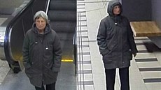 Policisté stále pátrají po seniorce, kterou naposledy zachytily kamery v metru.... Policisté stále pátrají po seniorce, kterou naposledy zachytily kamery v metru....
