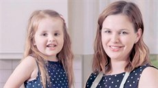Radka Luňáková s dcerou. Radka Luňáková s dcerou.