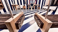 Geometrická výmalba je nepřehlédnutelná... Geometrická výmalba je nepřehlédnutelná...