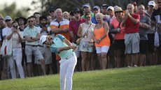 Anglický golfista Tommy Fleetwood na turnaji European Tour v Dubaji Anglický golfista Tommy Fleetwood na turnaji European Tour v Dubaji