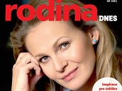 Michaela Badinkov na titulce magaznu Rodina DNES