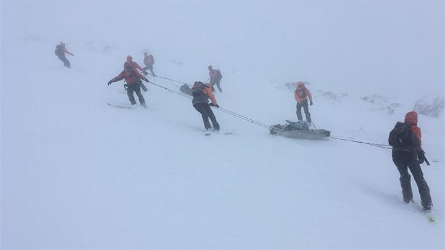 V Nzkch Tatrch zahynuli dva skialpinist z eska (26. listopadu 2017)