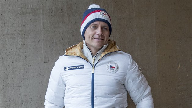 Tom Kraus v obleen esk vpravy, kter zam na zimn olympidu v Pchjongchangu 2018