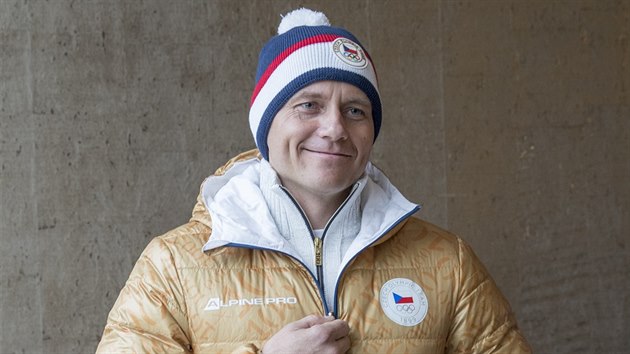 Tom Kraus v obleen pro eskou vpravu, kter zam na zimn olympidu v Pchjongchangu 2018.