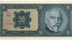 Alois Rašín již jednou bankovku zdobil. Šlo o dvacetikorunu vydanou v roce... Alois Rašín již jednou bankovku zdobil. Šlo o dvacetikorunu vydanou v roce...