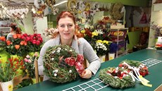 Vedoucí jihlavského květinového studia Trendy florist Barbora Konečná se v... Vedoucí jihlavského květinového studia Trendy florist Barbora Konečná se v...