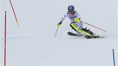 Bernadette Schildová na trati slalomu v Killingtonu