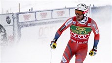 Kjetil Jansrud v cíli superobřího slalomu v Lake Louise Kjetil Jansrud v cíli superobřího slalomu v Lake Louise