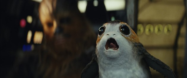 Záběr z filmu Star Wars: Poslední z Jediů Záběr z filmu Star Wars: Poslední z Jediů