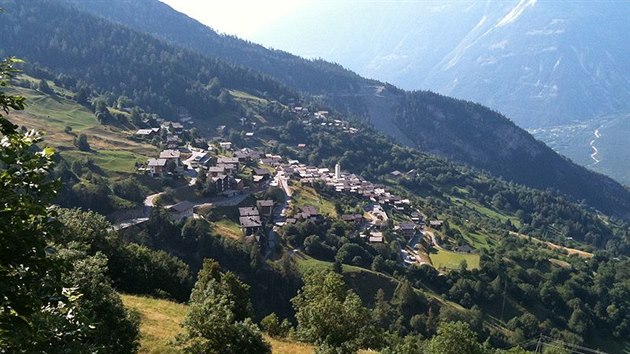 Slavnost Tla a Krve Pn v vcarsk vesnici Albinen