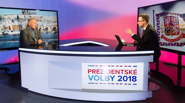 Prezidentsk kandidt a bval dlouholet f automobilky koda Auto Vratislav Kulhnek v poadu Rozstel. (5. prosince 2017)
