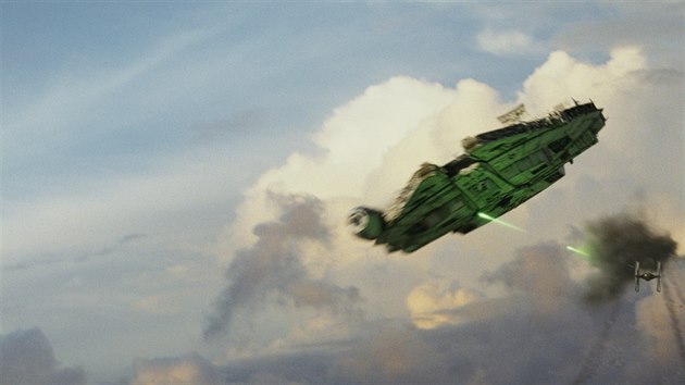 Záběr z filmu Star Wars: Poslední z Jediů