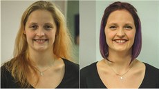 Poznali byste, že je to ta samá žena? Hanka před a po proměně. Poznali byste, že je to ta samá žena? Hanka před a po proměně.
