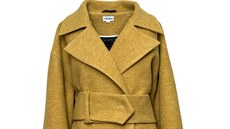 Luxusní kabát z paené vlny v hoicové barv; www.locallabels.cz, 9 800 K.