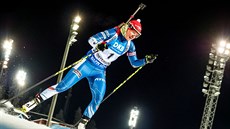 ZA OSMÝM MÍSTEM. Veronika Vítková na trati sprintu v Östersundu. ZA OSMÝM MÍSTEM. Veronika Vítková na trati sprintu v Östersundu.