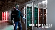 Vstup do unikátního prostoru datového centra Vstup do unikátního prostoru datového centra
