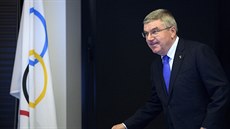 Prezident Mezinárodního olympijského výboru Thomas Bach během zasedání v... Prezident Mezinárodního olympijského výboru Thomas Bach během zasedání v...