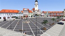 Rekonstrukce Mírového náměstí v Bílině začala už v březnu. Rekonstrukce Mírového náměstí v Bílině začala už v březnu.