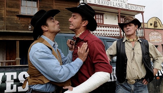 Mário Kubec, Petr Vondráek a Martin Havelka ve filmu Westernstory (2011)