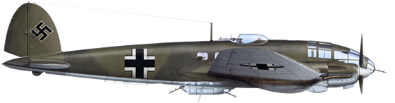 Heinkel He 111 se z dosud neznámých píin zítil na svah Bidliné hory.