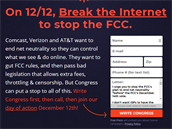 Velk weby protestuj proti zruen Net Neutrality