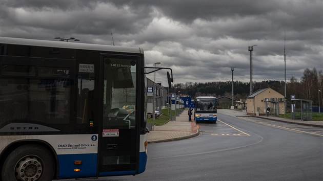 Rychnovsk dopravn terminl po oprav Ndran ulice (12.12.2017).