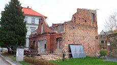 Bývalá hospodářská budova mlékárny. Bývalá hospodářská budova mlékárny.