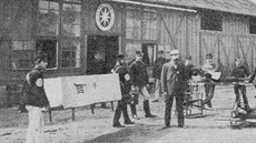 Zdravotnití záchranái v Praze v roce 1890