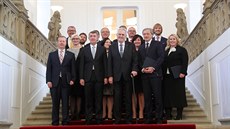 Prezident Miloš Zeman na Hradě jmenuje vládu Andreje Babiše. (13. prosince 2017) Prezident Miloš Zeman na Hradě jmenuje vládu Andreje Babiše. (13. prosince 2017)