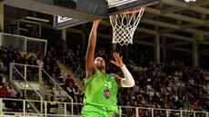 Kenny Kajdi z Tofasu Bursa během zápasu Eurocupu Kenny Kajdi z Tofasu Bursa během zápasu Eurocupu