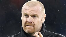 Trenér fotbalistů Burnley Sean Dyche. Trenér fotbalistů Burnley Sean Dyche.