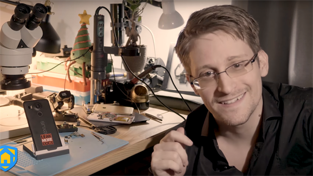 Edward Snowden pedstavil aplikaci Haven.