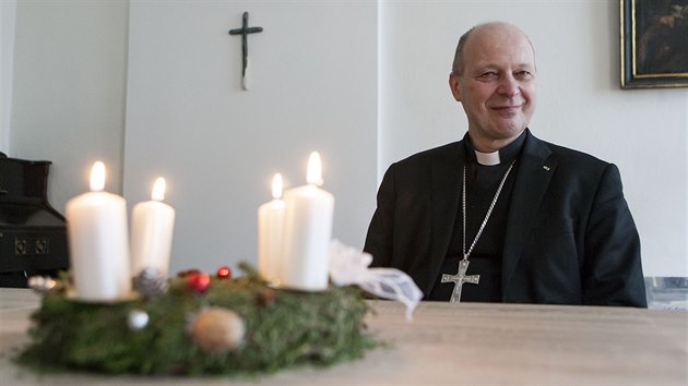 Biskup olomoucké arcidiecéze Antonín Basler.