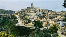 Italské msto Matera zapsané na seznam UNESCO je osídlené u od paleolitu....