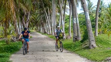 Na cyklovýlet kolem ostrova Huahine