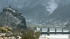 Hrad Střekov a Masarykovo zdymadlo Hrad Střekov a Masarykovo zdymadlo